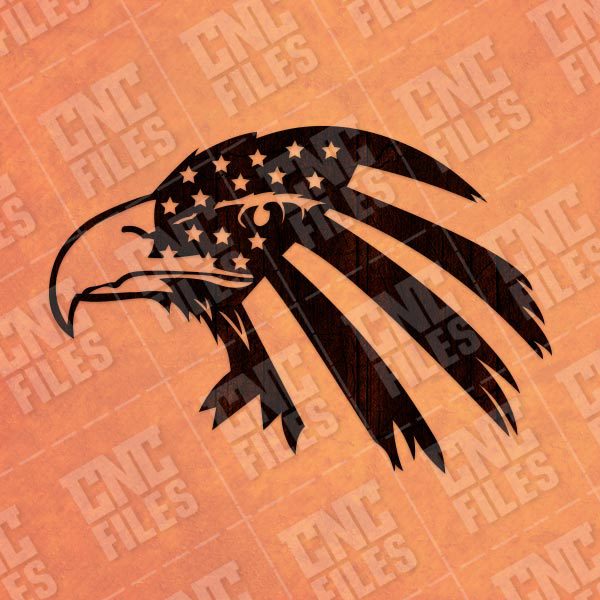 American Eagle Design files P0227 - DXF SVG EPS AI CDR