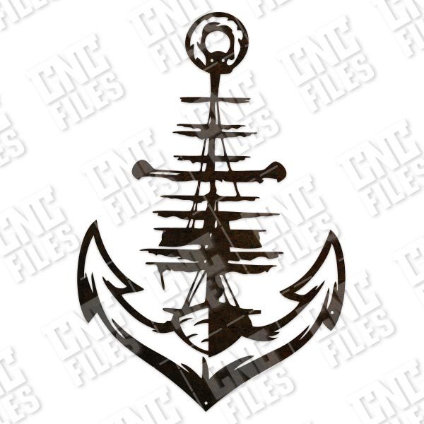 Anchor vector design files - SVG DXF EPS AI CDR