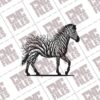 Tree Zebra DXF File for CNC Machines