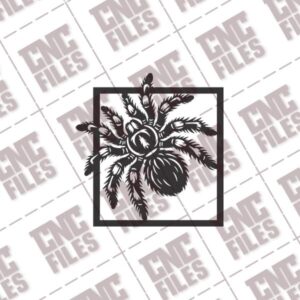 Spider Wall Decor for Halloween CNC Design